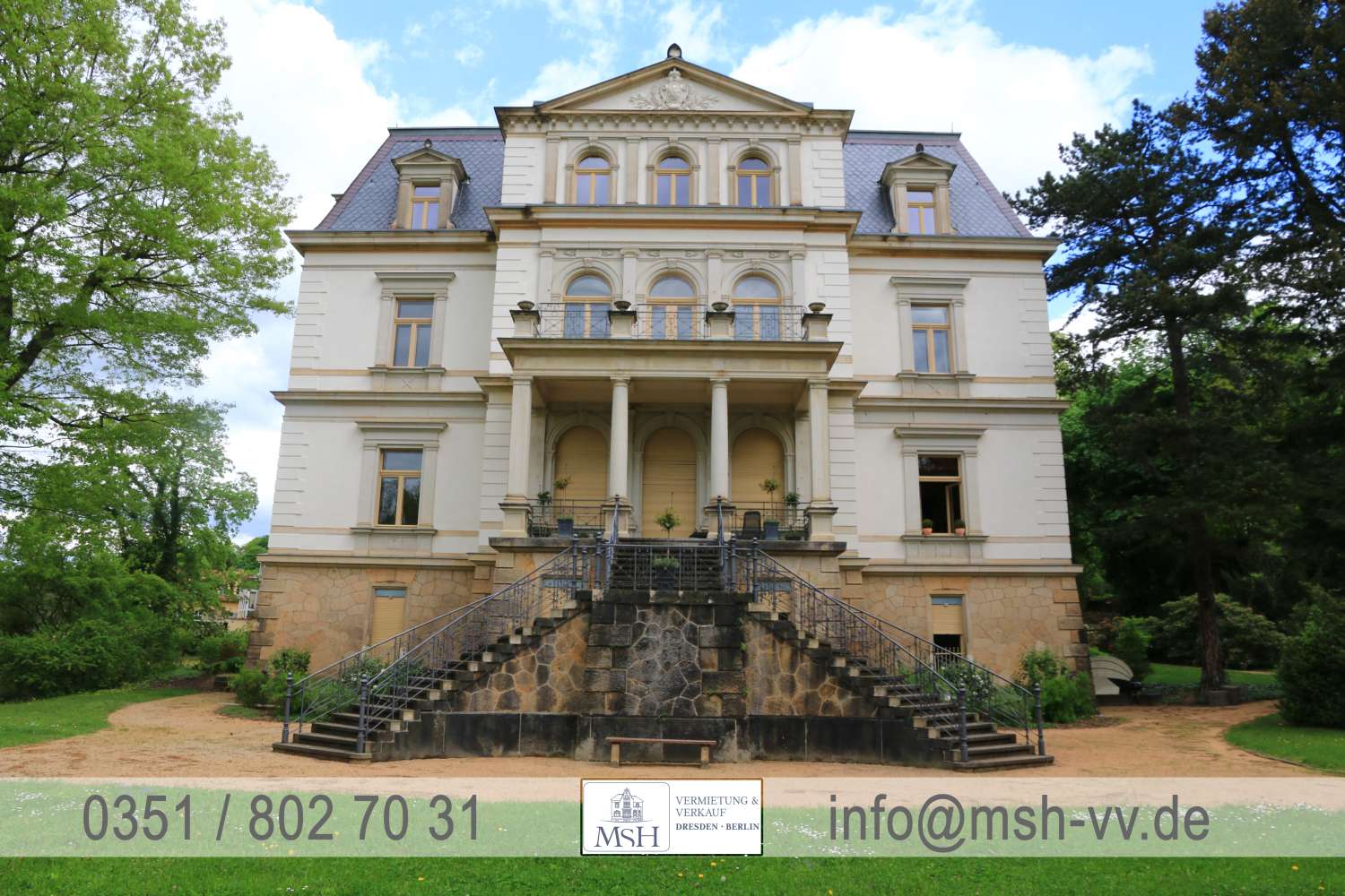 Residieren in Königlichen Villa in Dresden-Wachwitz * exklusive 3-Zimmer-Wohnung