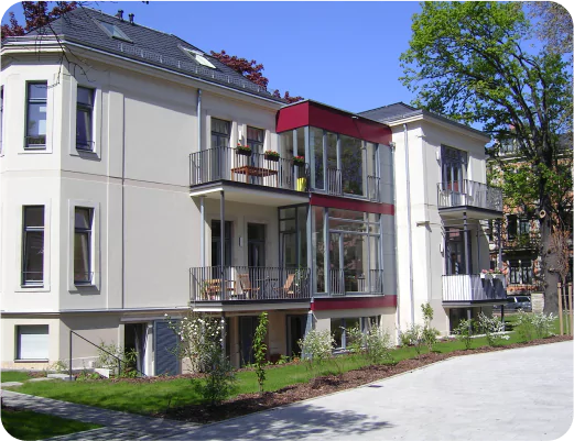 Legen Sie Ihr Vermögen in einer denkmalgeschützten und sanierten Villa in Dresden an.